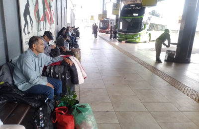 Menos turistas y más pasajeros locales en la última semana de vacaciones de invierno