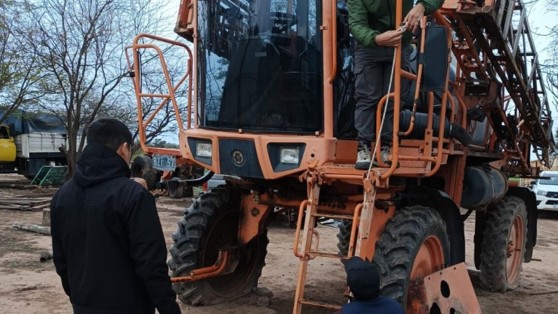 Se había quedado con una máquina agrícola que no pagó porque atravesaba dificultades económicas