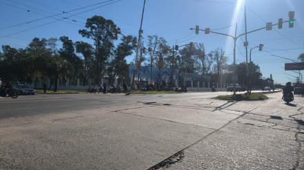 Hubo incidentes entre hinchas antes del partido de Sarmiento y For Ever 4 poli1