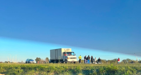 Murió un motociclista en la ruta 16 y una niña terminó con lesiones