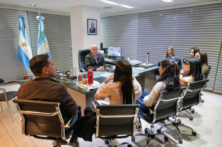 Reunión con el ministro Ferreira -portada