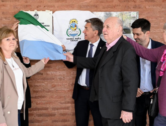 El gobernador inauguró el nuevo edificio de la EEP 105 en Sáenz Peña
