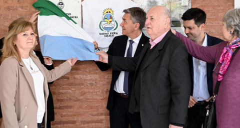 El gobernador inauguró el nuevo edificio de la EEP 105 en Sáenz Peña