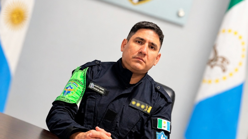 Juan Diego Gómez asumió al frente de la Policía Caminera