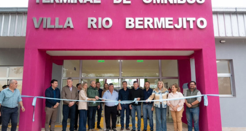 Zdero terminó e inauguró la nueva terminal de Villa Río Bermejito