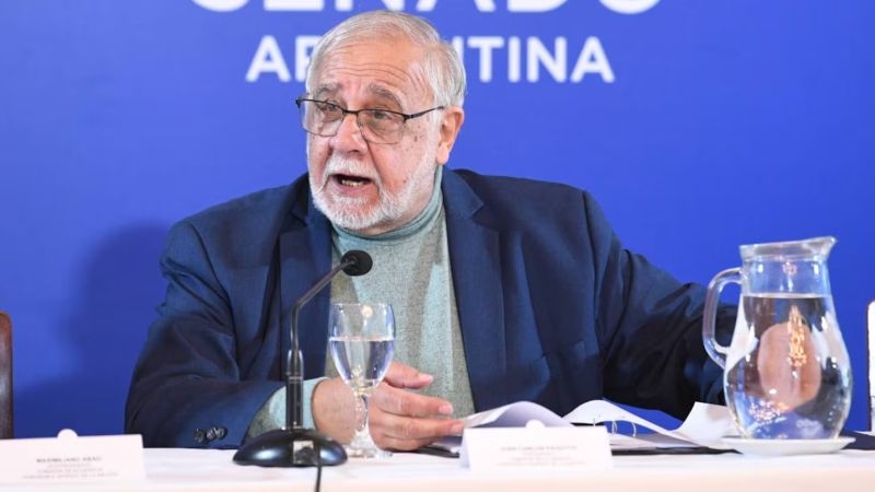 Murió el senador libertario Juan Carlos Pagotto