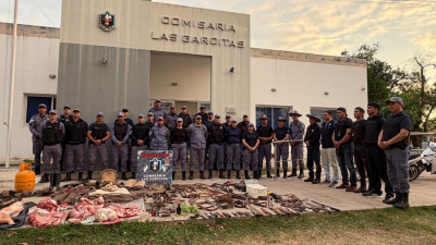 Otro caso de abigeato dejó tres cuatreros detenidos y un prófugo
