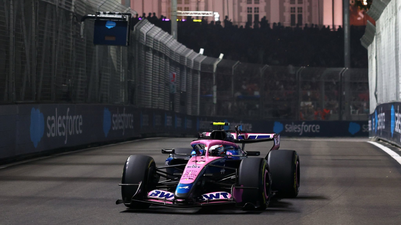 Colapinto rozó la Q y largará 11° en la sprint del GP de Singapur