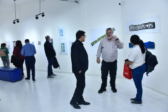 Quedó inaugurada la muestra de arte "Gráfica de dos orillas"