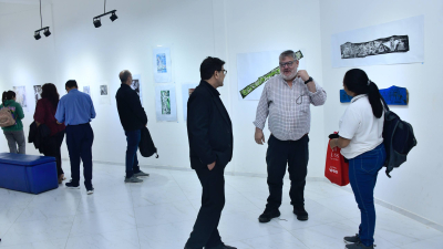 Quedó inaugurada la muestra de arte "Gráfica de dos orillas"
