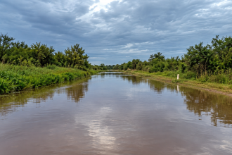 La Isla del Cerrito a punto de quedar aislada por la creciente del Paraná