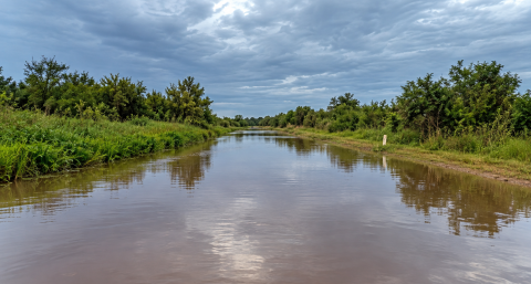 La Isla del Cerrito a punto de quedar aislada por la creciente del Paraná