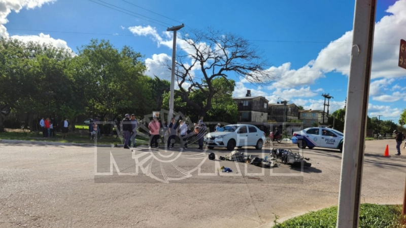 Resistencia: murió un motociclista que trabajaba para una aplicación de viajes