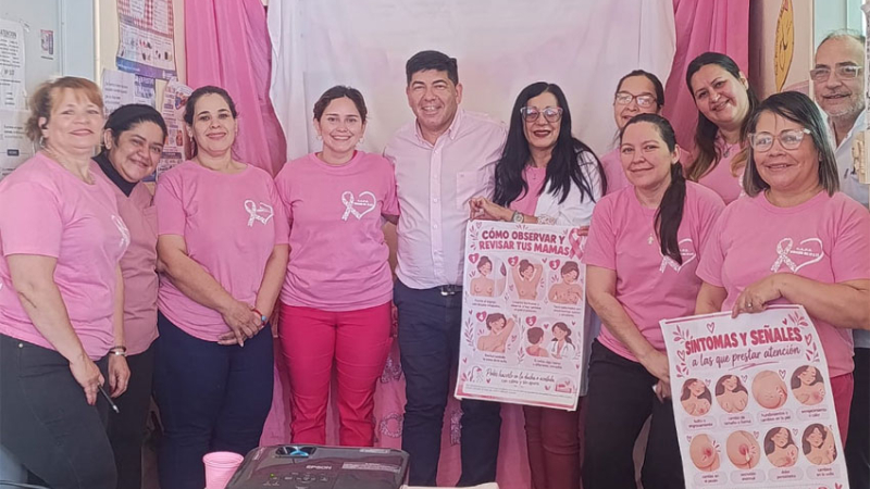 El centro de salud Itatí cerró el Mes Rosa con una charla abierta a la comunidad