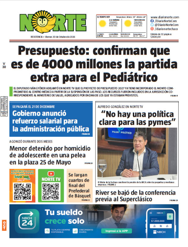 Edición del 30-10-2026